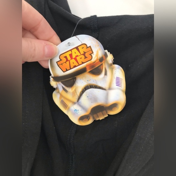 NWT Star Wars Hooded Long Sleeve Tee - Picture 7 of 7